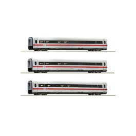 Roco 74031 3 piece set 4 Intermediate coaches ICE 1 DB AG