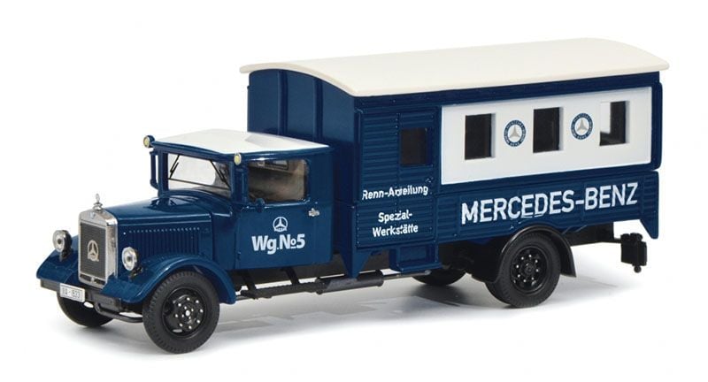 Schuco 450310600 Mercedes-Benz Lo 2750 Rennabteilung-Spezialwerkstatte