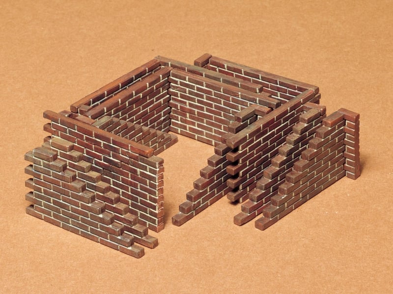 Tamiya 35028 Brick Wall Set Kit