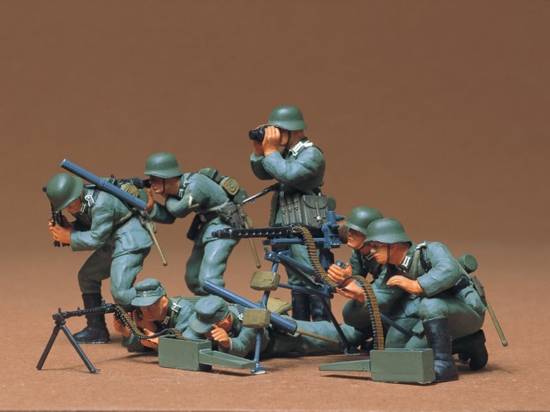 Tamiya 35038 German Machine Gun Troops Kit