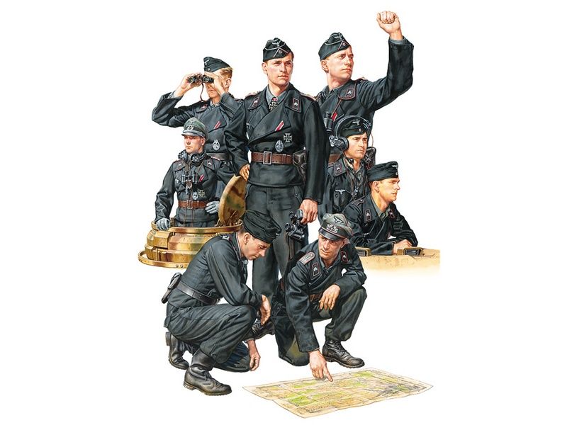 Tamiya 35354 Wehrmacht Tank Crew Set