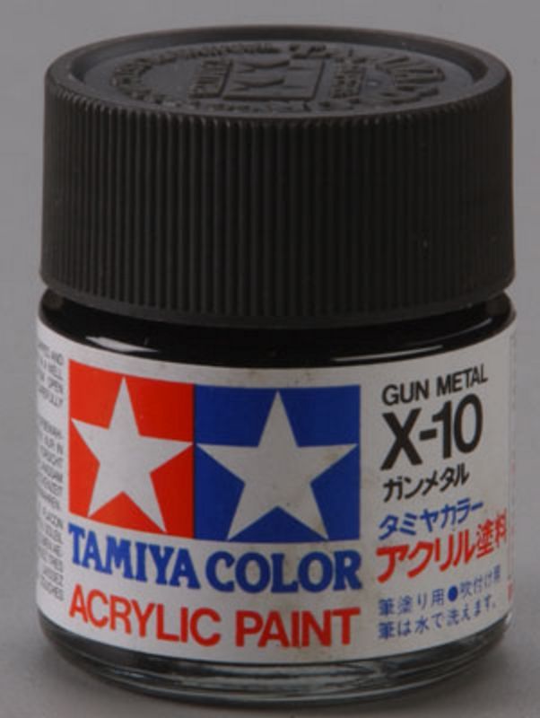 Tamiya 81010 Acrylic X-10 Gun Metal