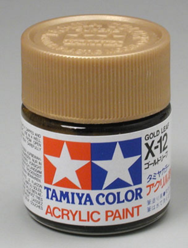 Tamiya 81012 Acrylic X-12 Gold Leaf