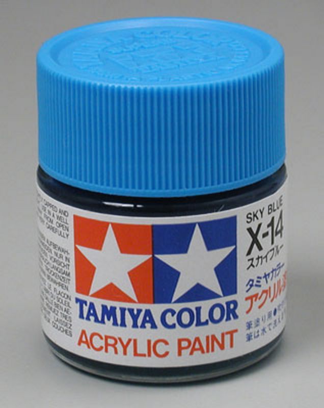 Tamiya 81014 Acrylic X-14 Sky Blue