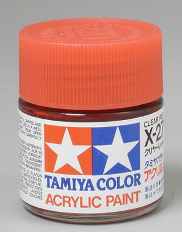 Tamiya 81027 Acrylic X-27 Clear Red