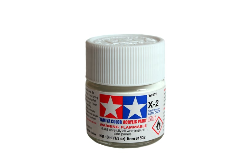Tamiya 81502 Acrylic Mini X-2 White