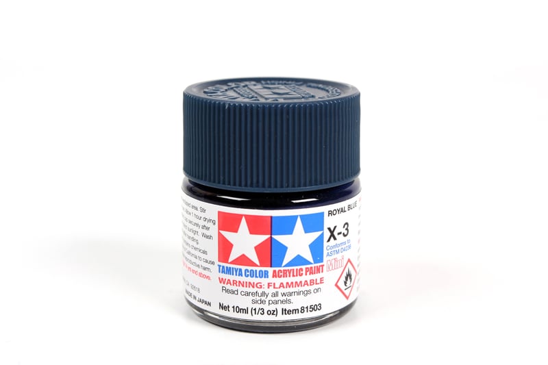 Tamiya 81503 Acrylic Mini X-3 Royal Blue
