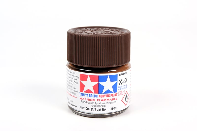 Tamiya 81509 Acrylic Mini X-9 Brown