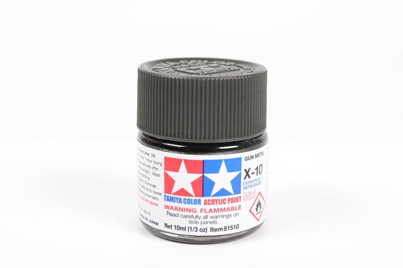 Tamiya 81510 Acrylic Mini X-10 Gun Metal