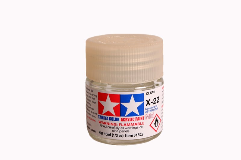Tamiya 81522 Acrylic Mini X-22 Clear