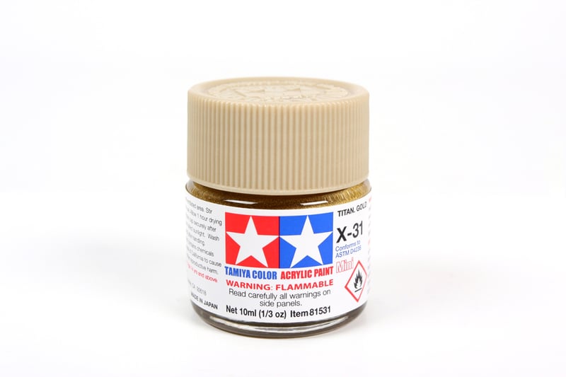 Tamiya 81531 Acrylic Mini X-31 Titan Gold