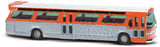 Busch 44512 American Bus Fishbowl with Signage Equipment Orange