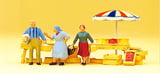 Preiser 10056 Market stalls and sunshade in Kit