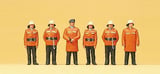 Preiser 10214 Firemen Protective clothes