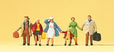 Preiser 10281 Family Krause going on a journey