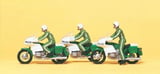 Preiser 10489 Motorcyclists Police