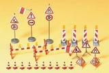 Preiser 17176 Safety equipment for traffic and work Kit