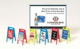 Preiser 17208 Hoarding advertising boards Kit