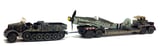Schuco 421721030 Famo with AH116 Trailer and Messerschmitt Fuselage