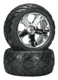 Traxxas 5577R Anaconda 28 Front On All-Star Chrome Jato 2